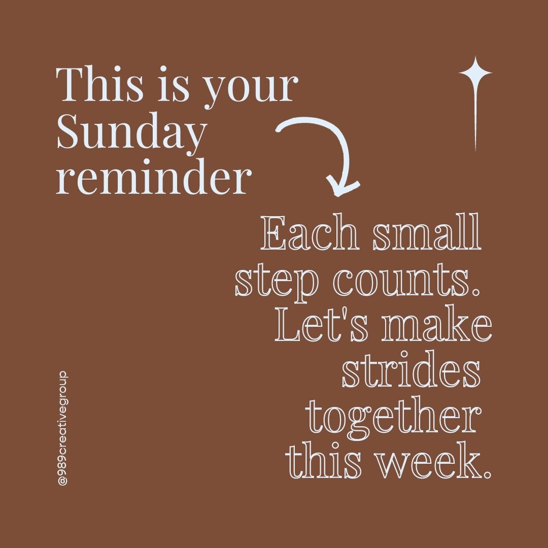🌟Hey Business Owners, Creative Entrepreneurs, Digital Marketers, &amp; Nonprofit Leaders!🌟⁠
⁠
Tag your business or creative bestie in the comments who needs this reminder before the week begins!...⁠
⁠
Just a friendly Sunday reminder that every litt