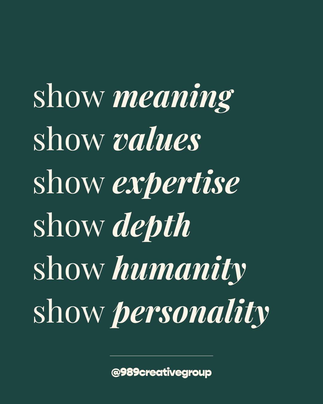 I don't know who needs to hear this but when you show up on social media and hit post - I want to see YOU and all your uniqueness!⁠
⁠
I want to mention that I recognize that-that in itself can be overwhelming and exhausting to figure out how to do ev