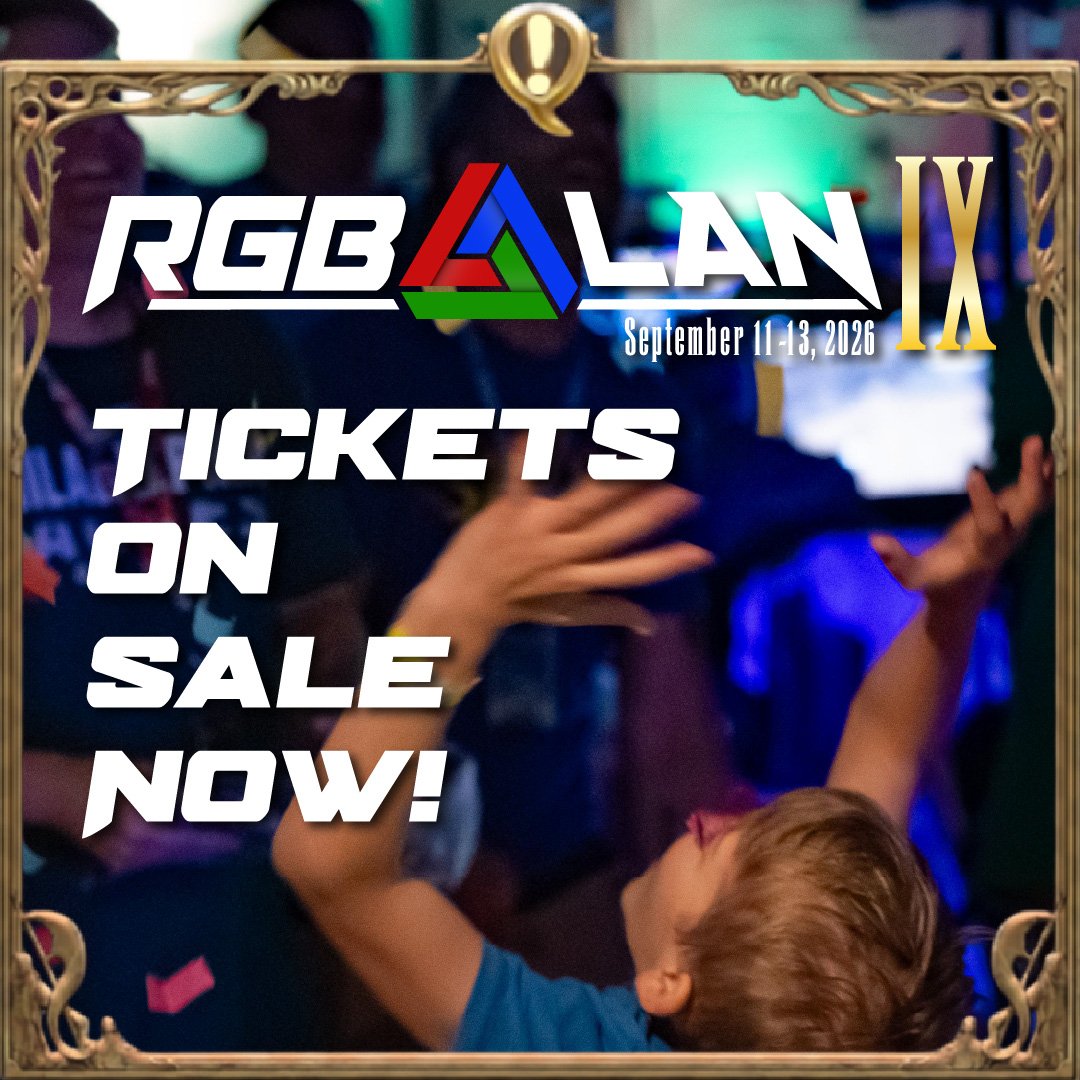 RGB LAN 9 ticket sale is OPEN!!