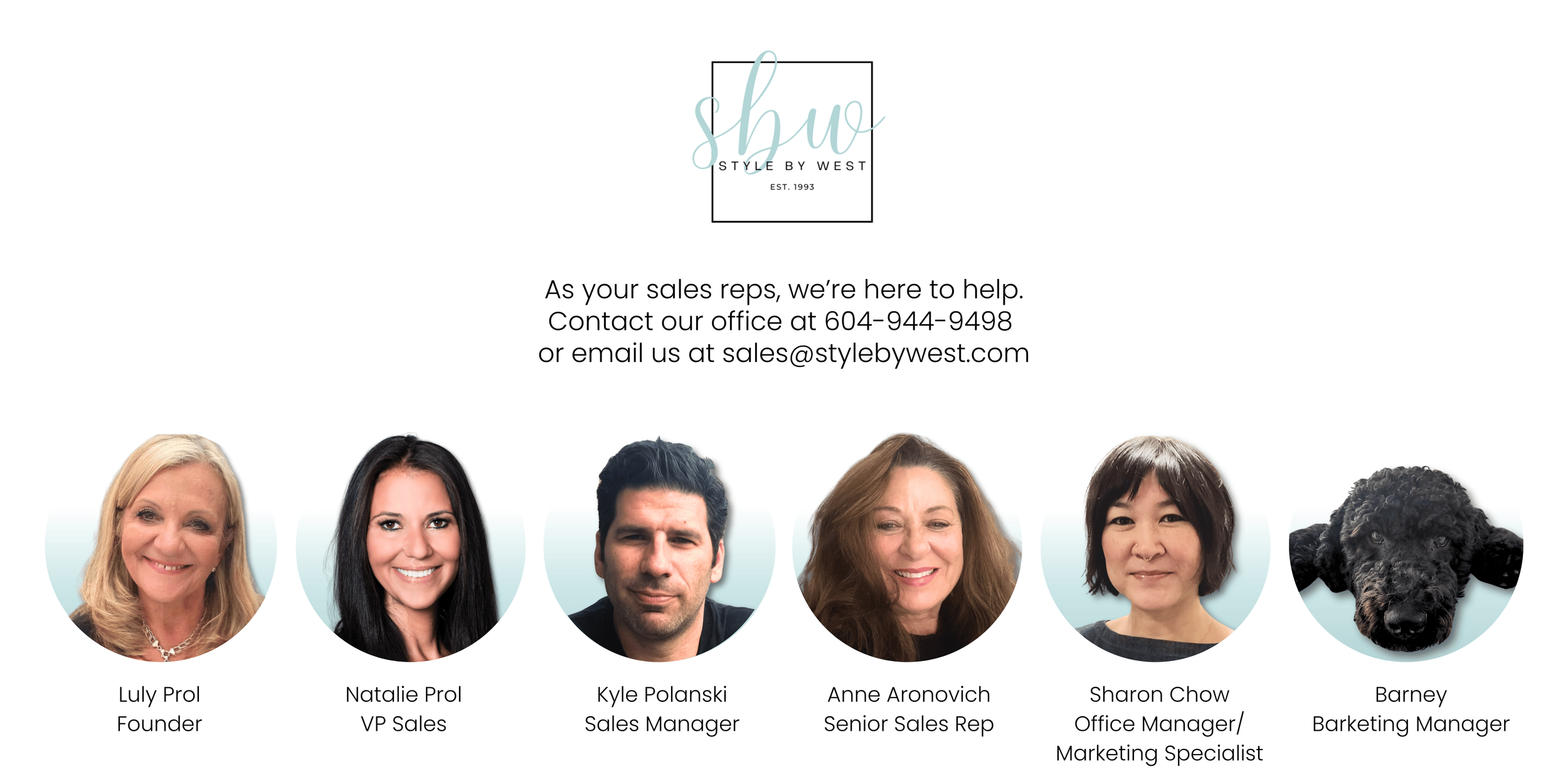 Style By West Sales Reps