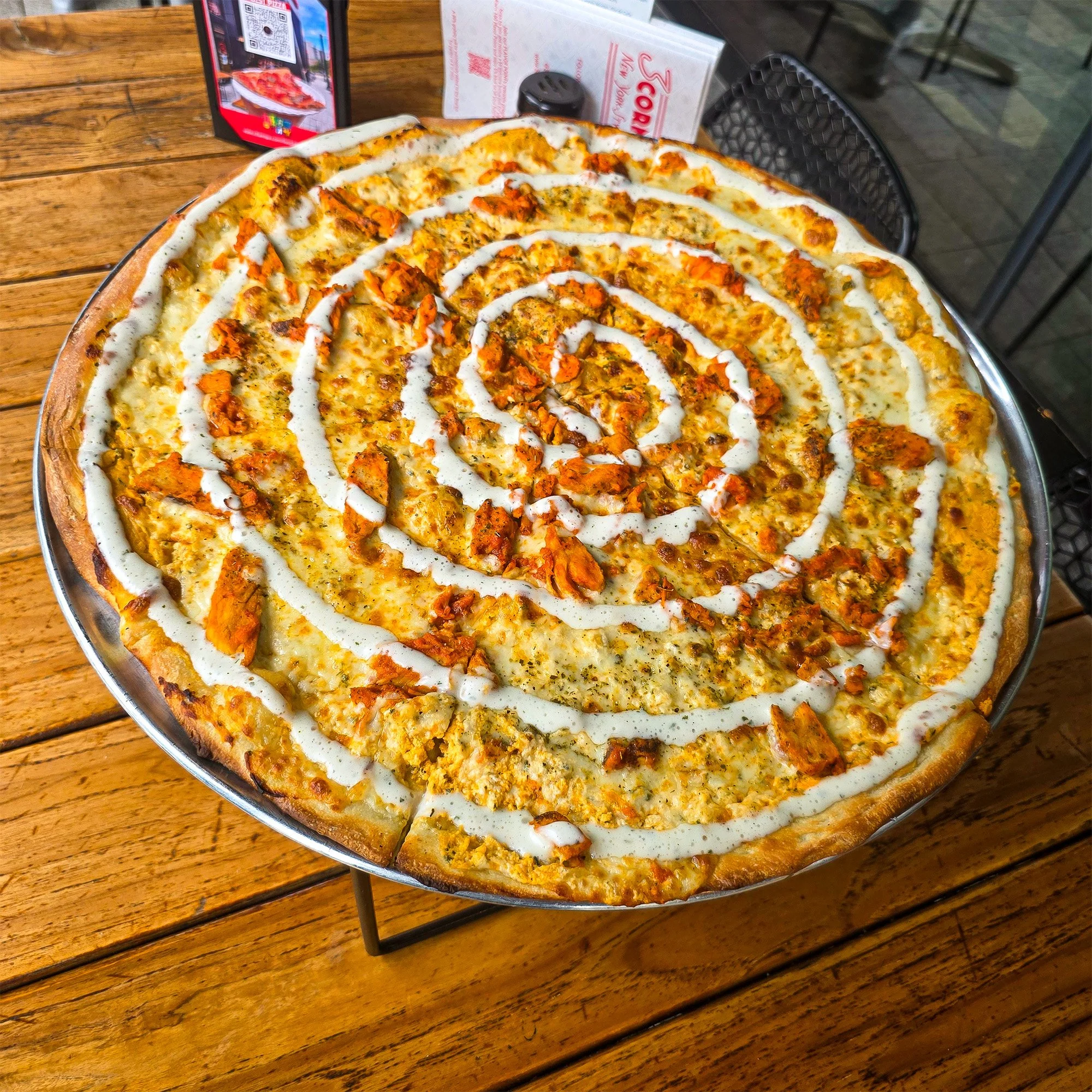 Buffalo Chicken Ranch Pizza
