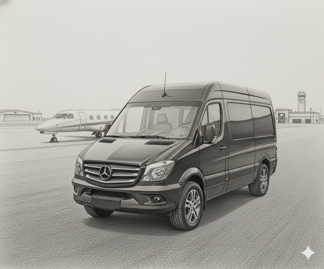 Airport Transfer - 14 Passenger Van Private Flight