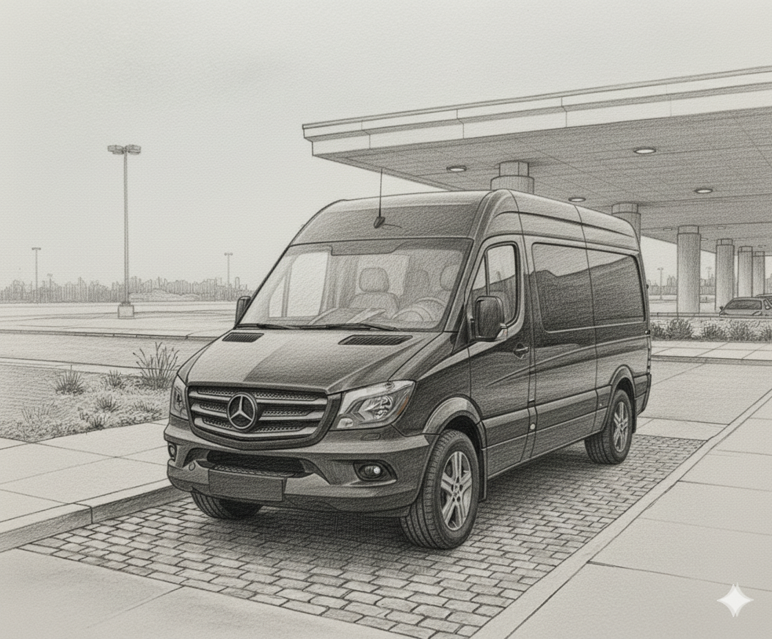 Airport Transfer - 1 4 Passenger Van Commercial Flight