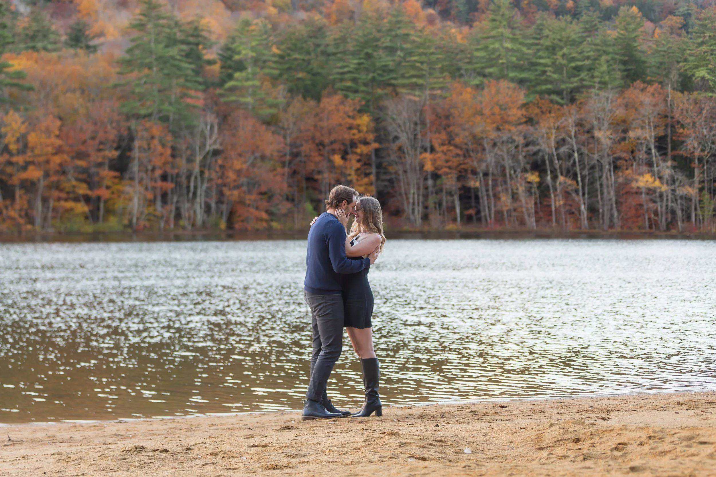 Echo Lake in Summer, Fall, and Winter