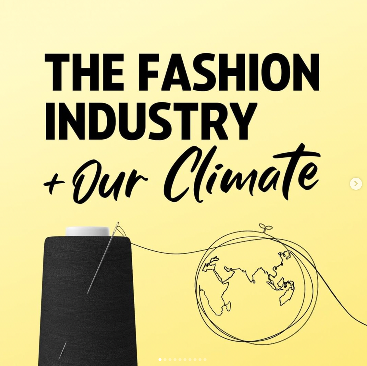 Sunrise Movement shows the climate impacts of the fashion industry.