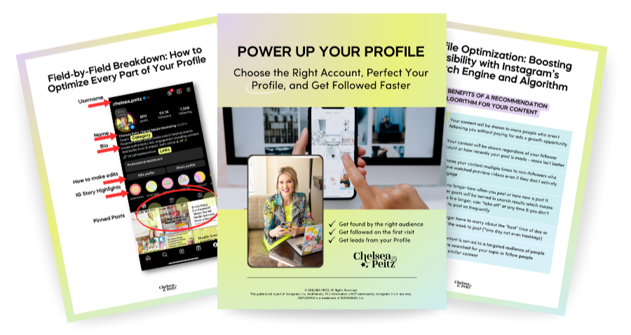 A free checklist to optimize your profile so the right people find you, follow you, and trust you.