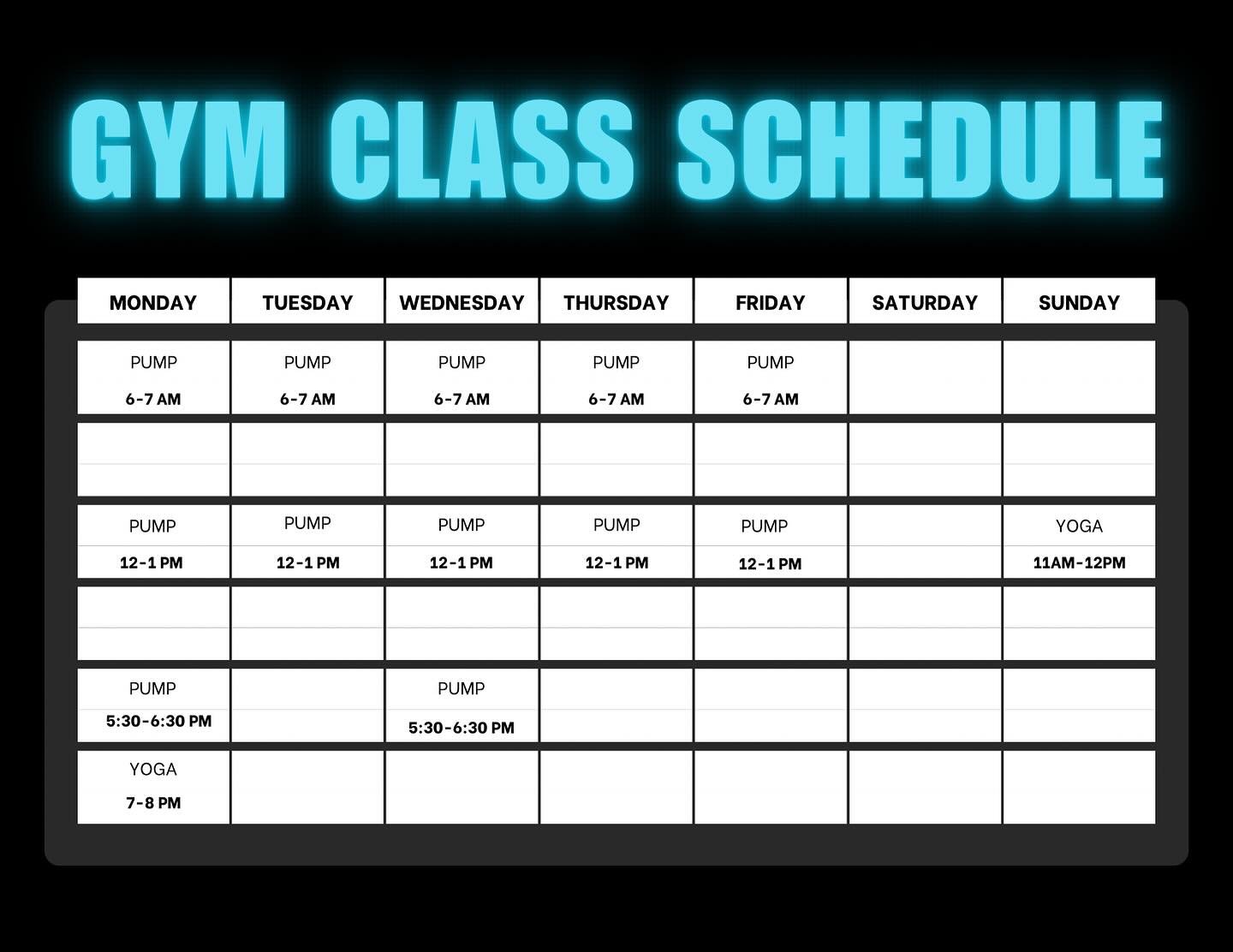 NEW CLASS SCHEDULE! 🗓️ You asked, and we are finally able to deliver. The class schedule has opened back up with more PUMP class times to fit your schedule. We are also now hosting @industryyoga_rva for all you Yoga lovers out there. 

Join the Jour
