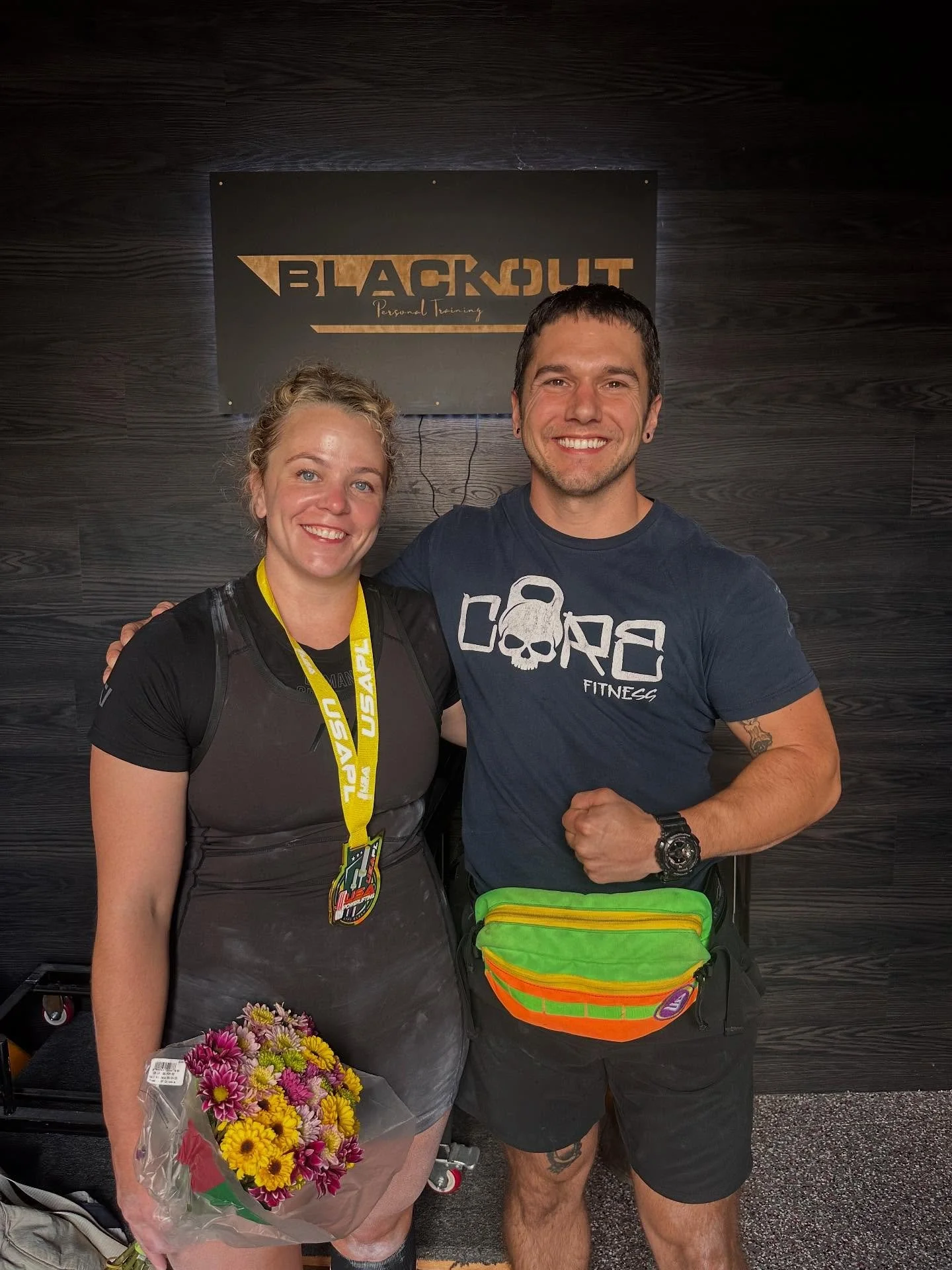 Proud coach moment! 💪 Our client @jamesonerin competed in her very first @usapowerlifting meet this past weekend at @ironbuiltgym and crushed it&mdash;taking 1st place in her weight class! From the day she walked into the gym, I knew she was going t