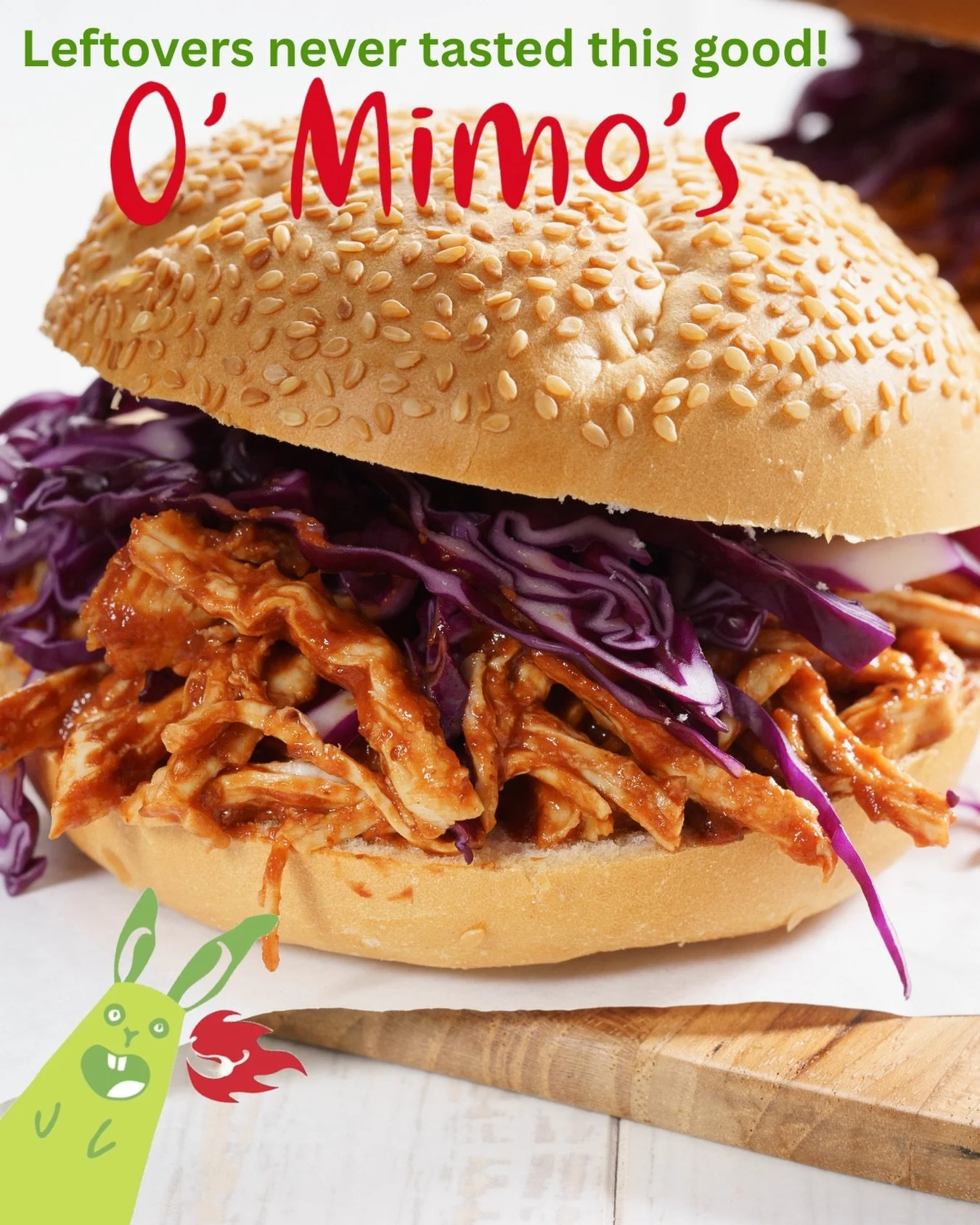 🌶️🍗Leftovers never tasted this good!
Turn your turkey into something bold and delicious with this quick and irresistible Pulled Turkey in @omimos.chillimadness Hot Hot Sauce topped with a crisp red cabbage slaw. Perfect for easy lunches between Chr