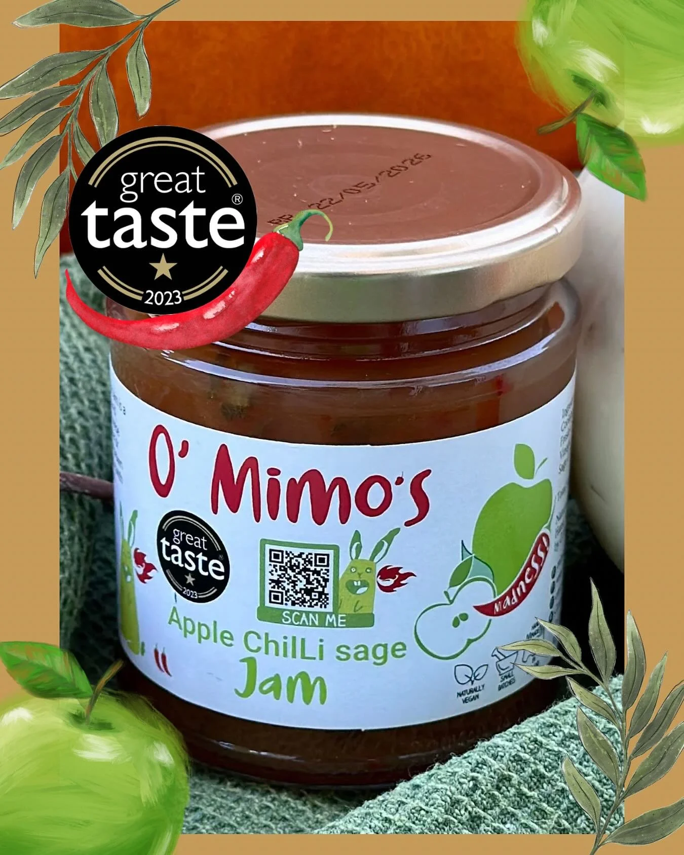 November has arrived ! 🍏🌶️🌿As the days grow cooler and autumn settles in, it&rsquo;s time to welcome comforting flavours that bring warmth and twist. Taste our favourite seasonal hero: O&rsquo;Mimo&rsquo;s Apple Chilli Sage Jam, the perfect blend 
