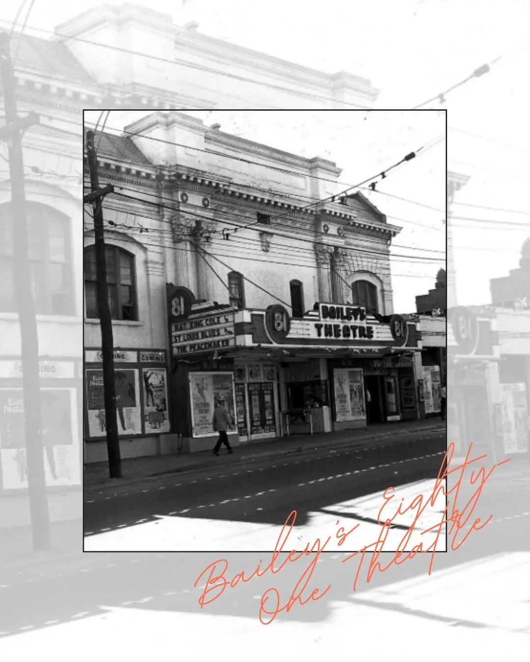 Bailey&rsquo;s Eighty-One Theatre lit up the corner of Decatur and Central in 1956, part of a regional theater chain that catered specifically to Black audiences during segregation. It was more than just a movie house; it was a cultural refuge, where