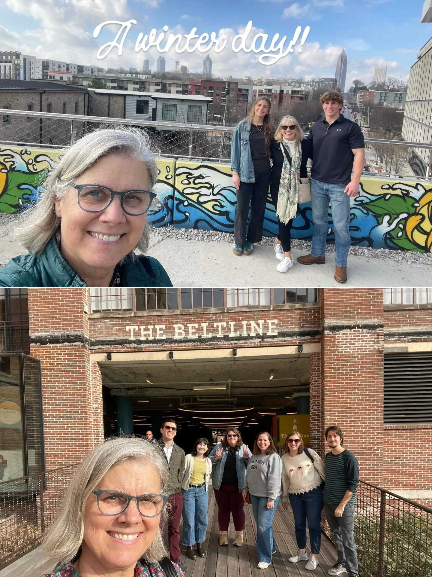 Two groups seized the moment to take a history walk with me yesterday!  It&rsquo;s crazy weather but a great opportunity to explore Atlanta. I hope you find a way to enjoy this weather. #atlantawinter