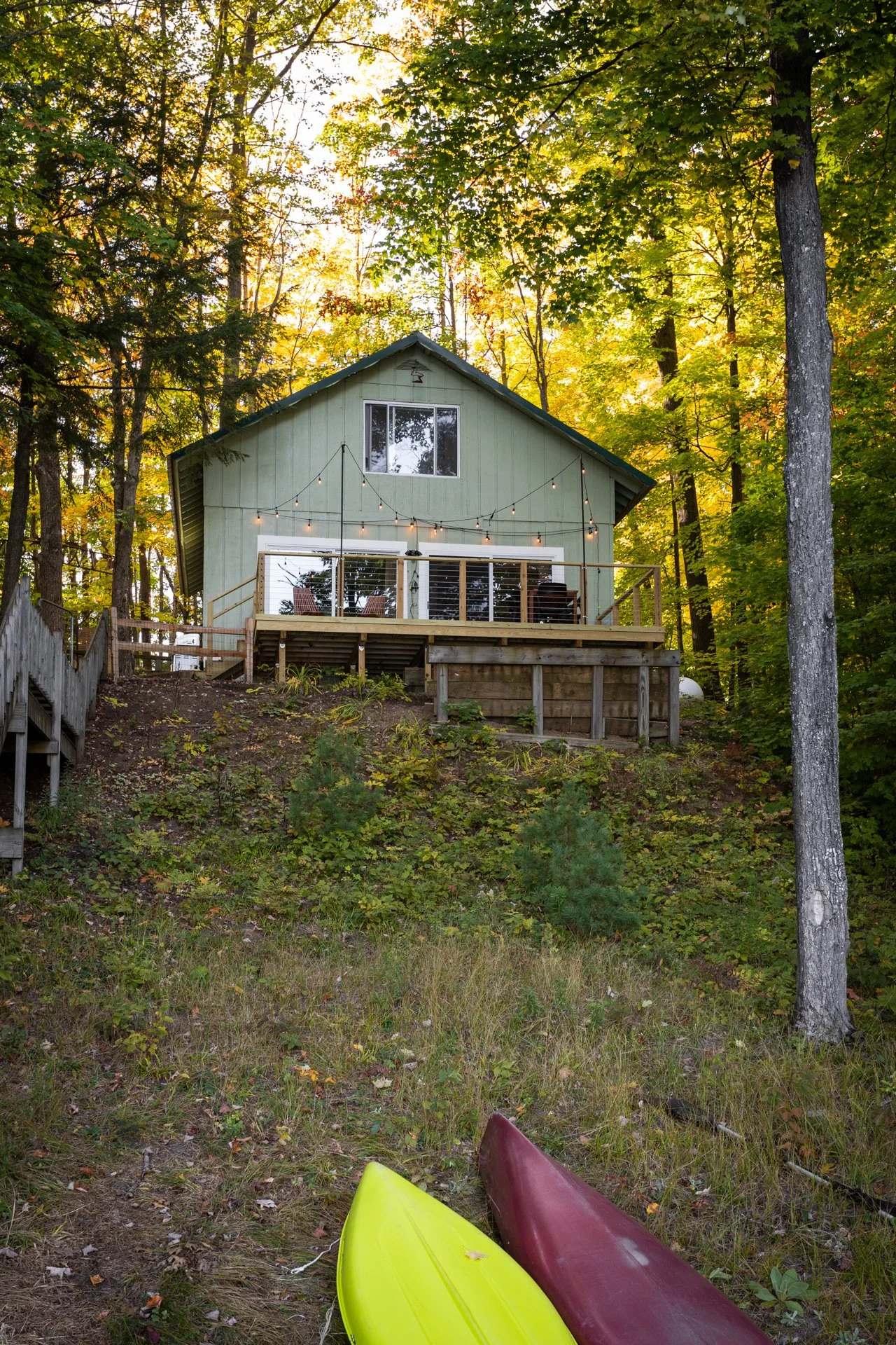Gallery — Greenhouse Cottage Buhl Lake Gaylord MI Cottage Rental