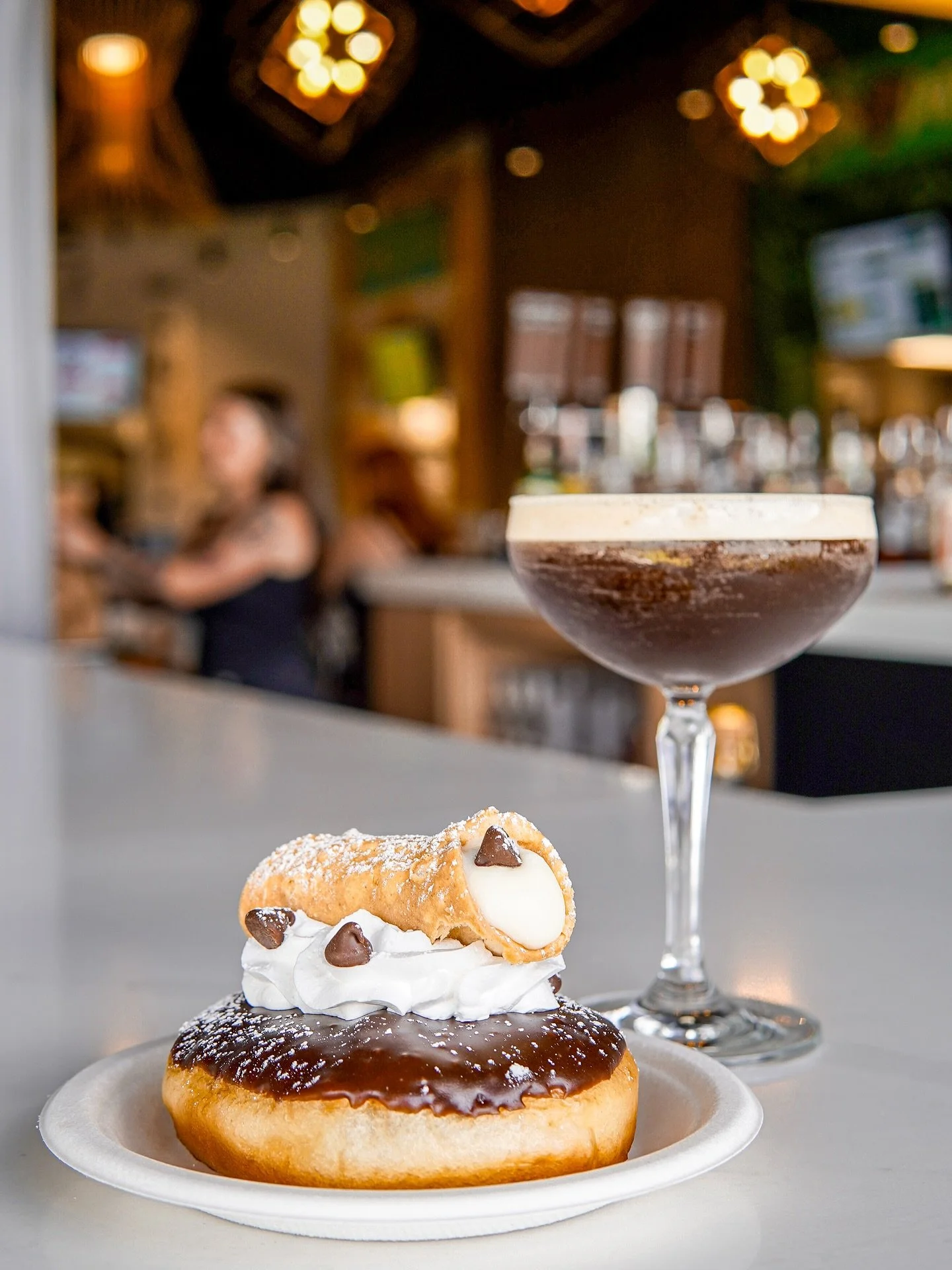 It&rsquo;s the weekend&mdash;treat yourself to the iconic Cannoli 🍩 from @floridadonutco. 
Pairs perfectly with an Espresso Martini.