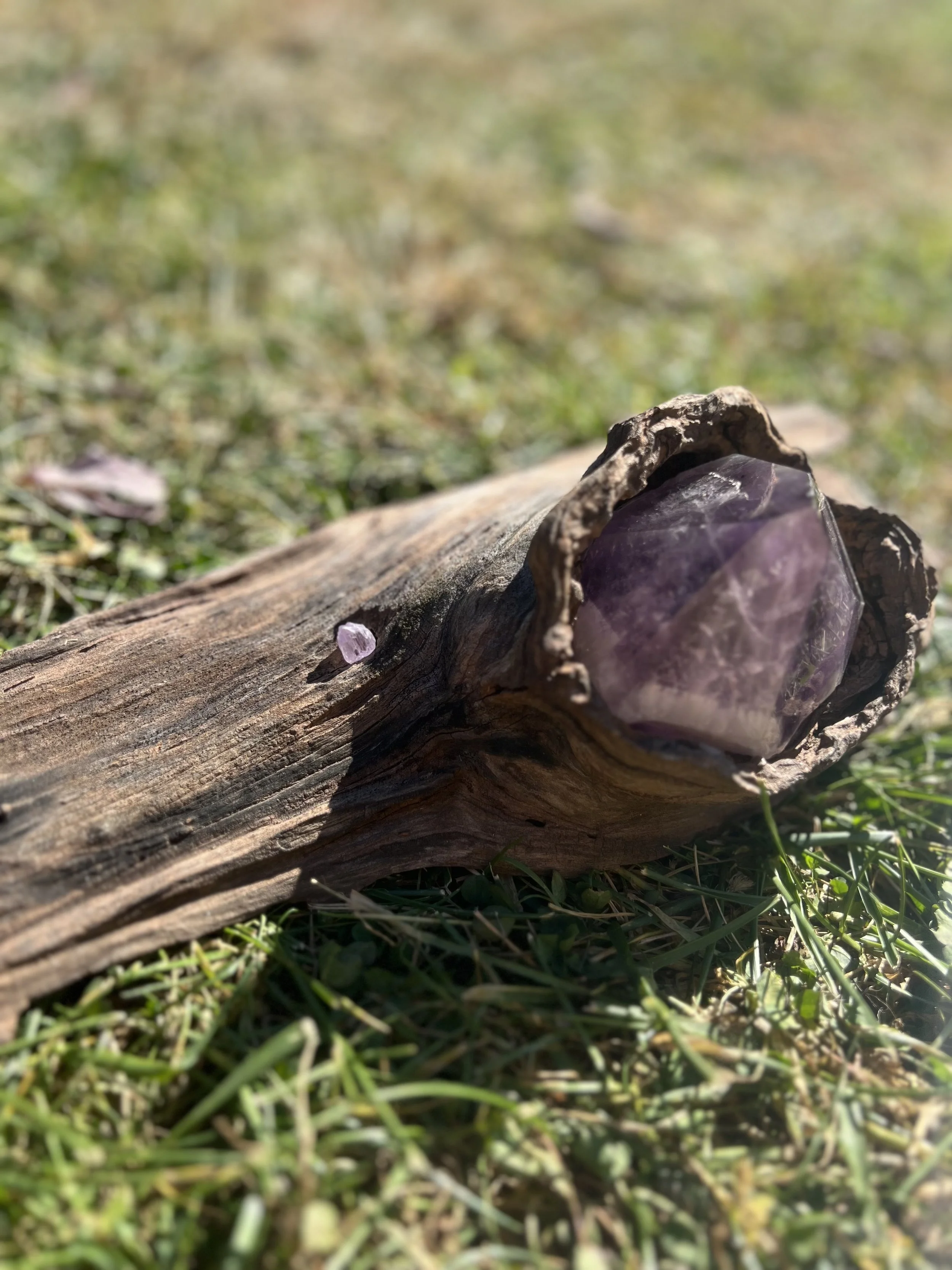 AMETHYST KUNZITE KNOT