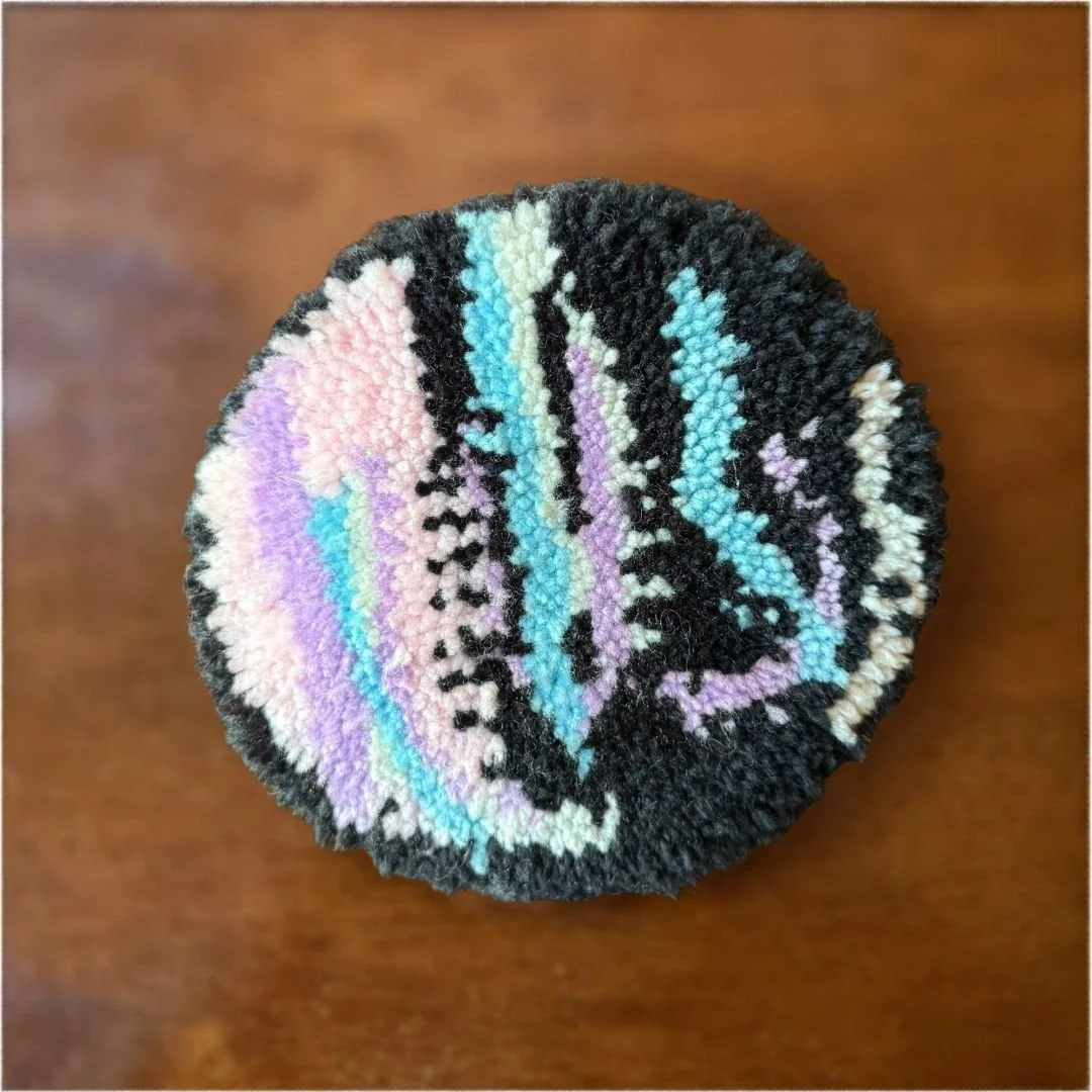 Midnight Waves Table Rug