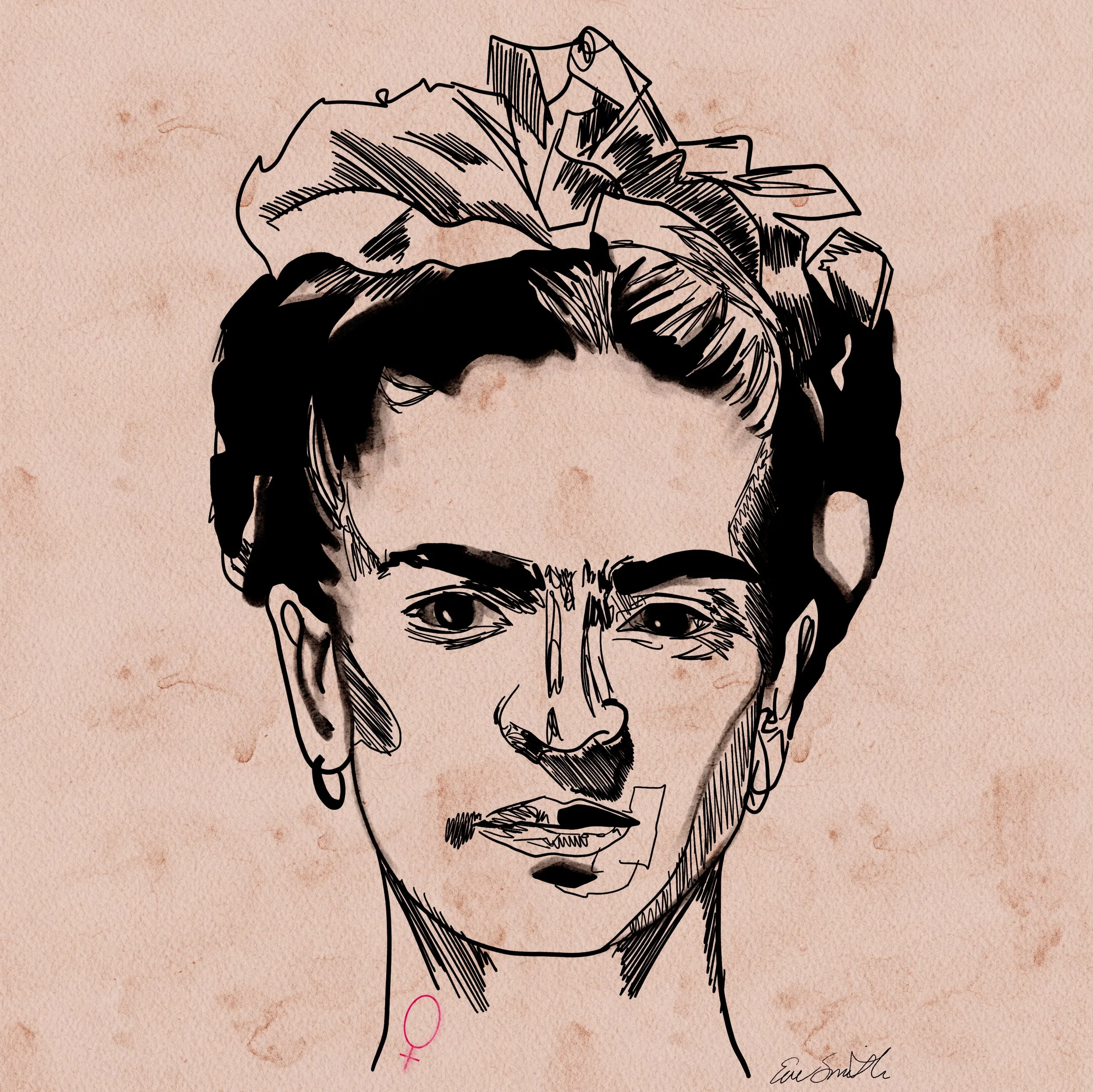 Frida!
12in x 12in Procreate 
$50 