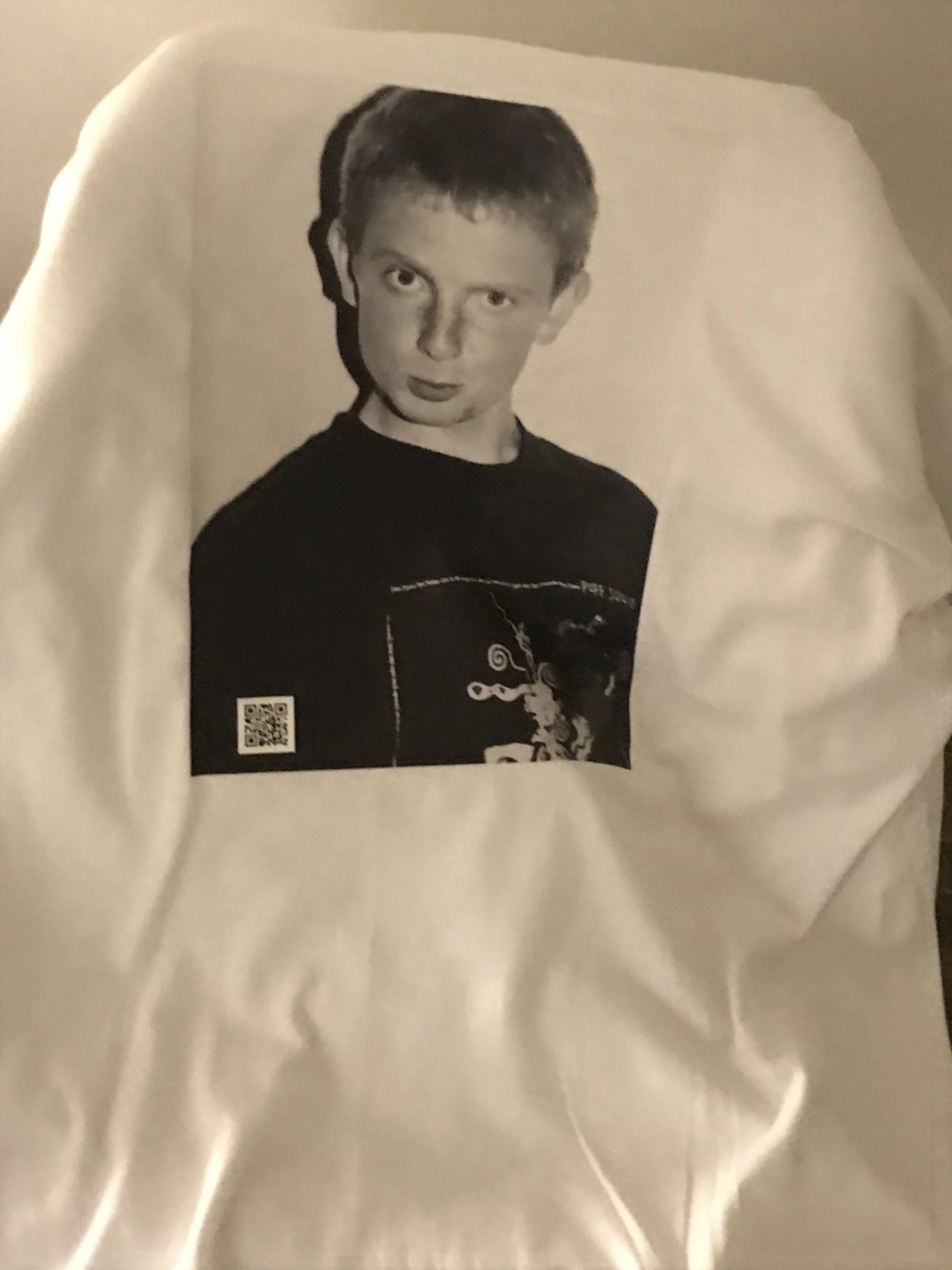 Event Shirt Design with Webpage QR Code