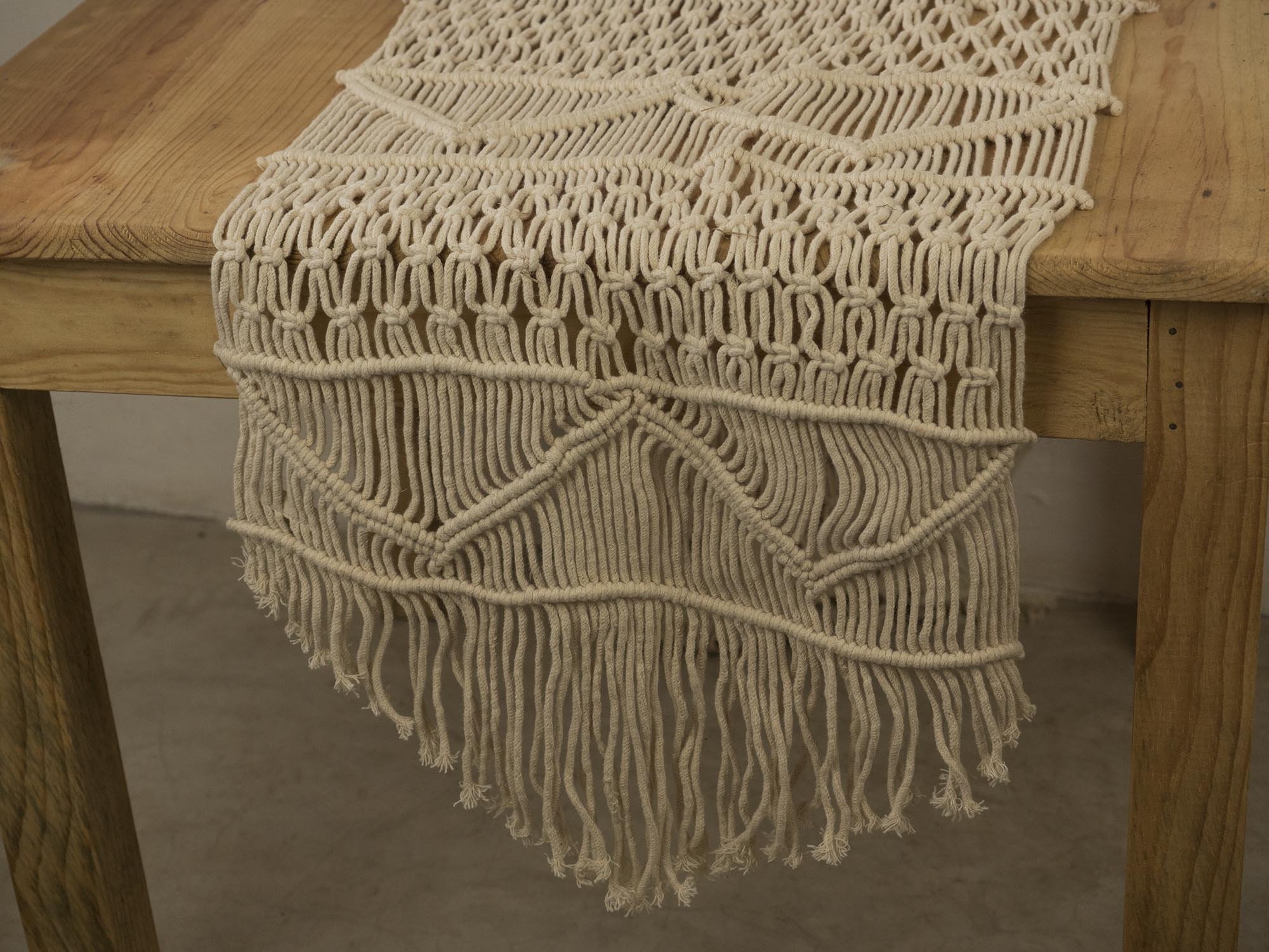 Cream Macramé Runner
$25.00