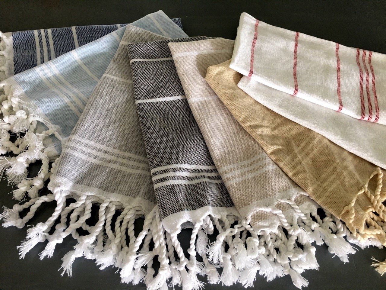 Turkish Napkins
$3.00
Beige + White, Grey +White and White in stock now, 100 of each