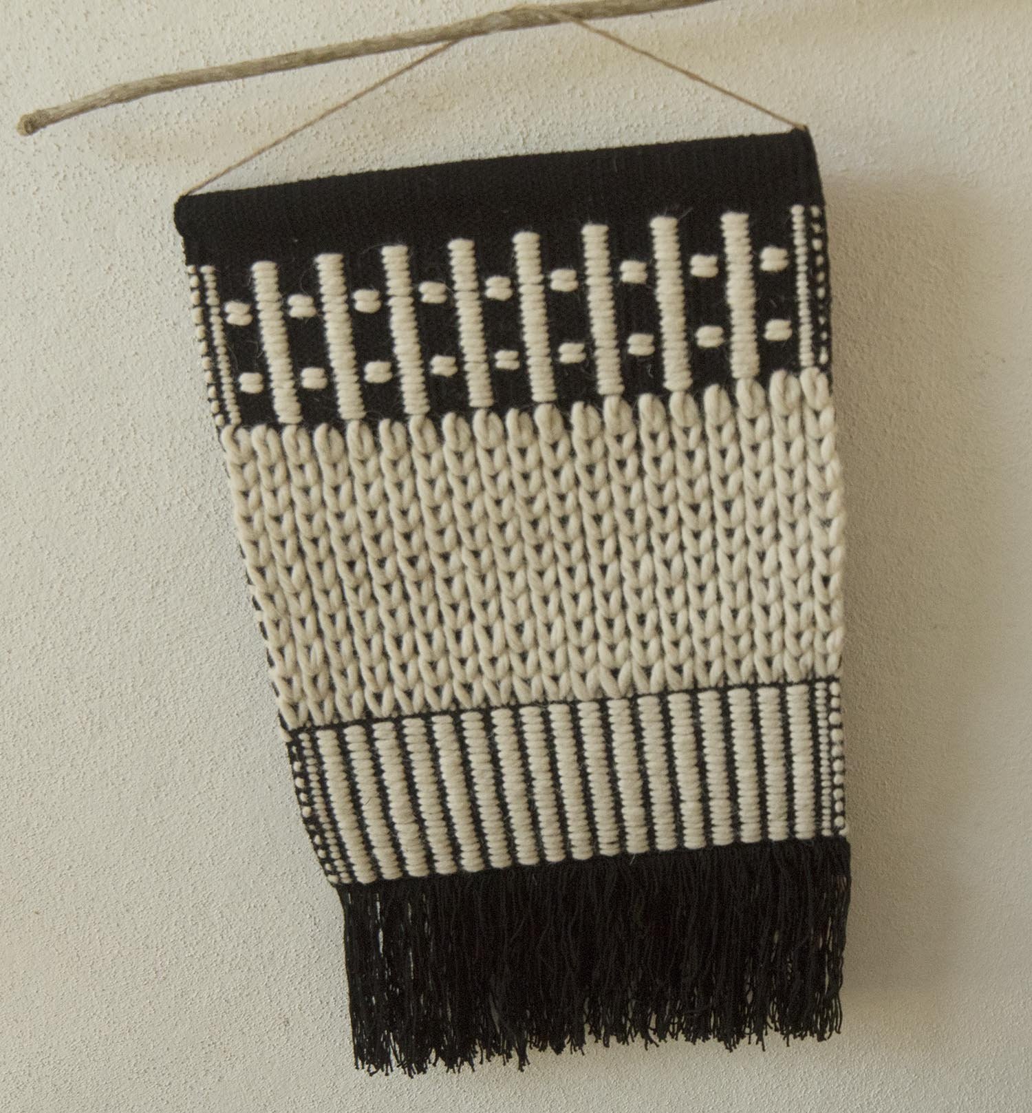 Black & White Woven Wall Hanging
$20.00