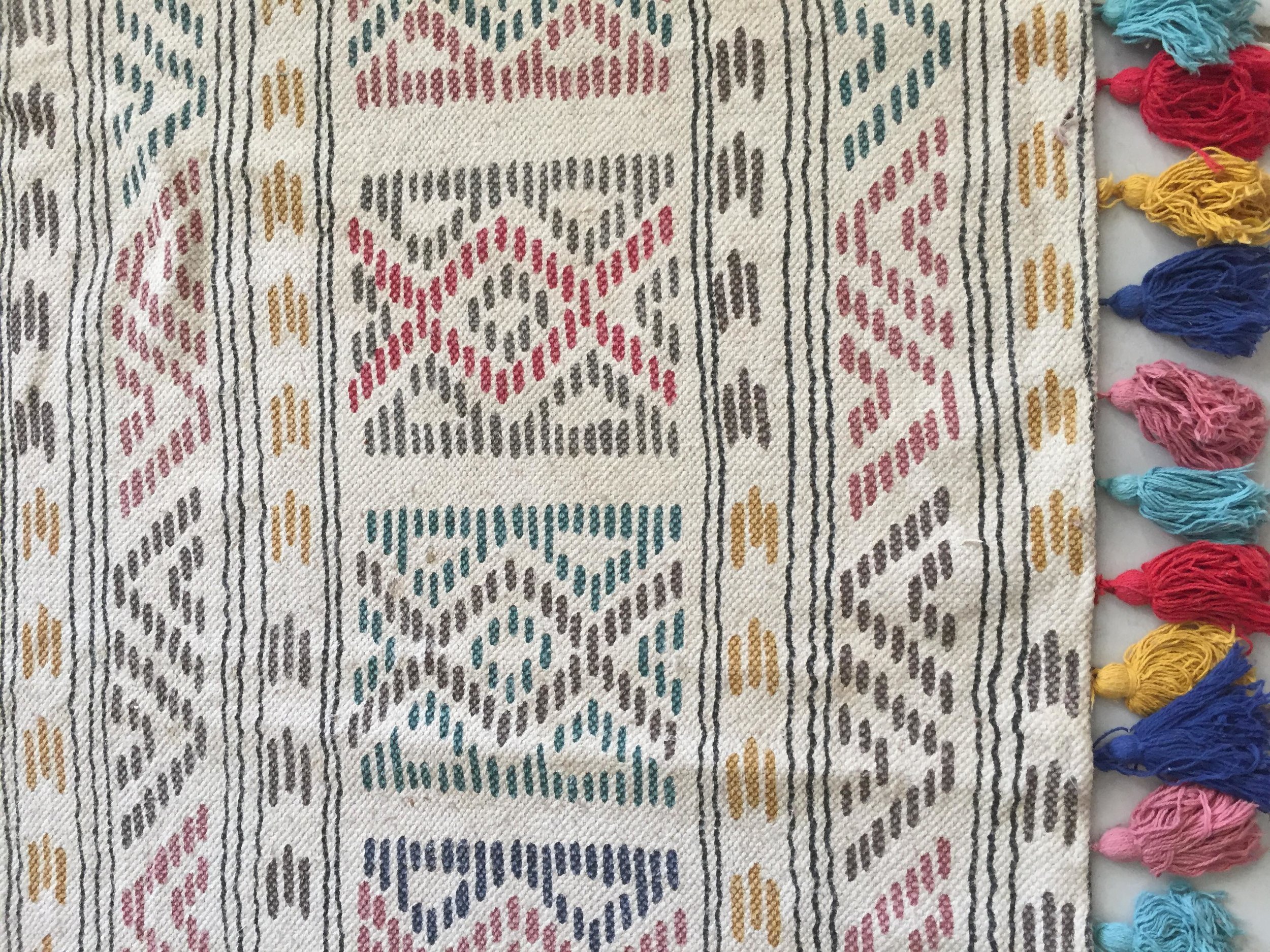 Colorful Tassel Rug
$75.00
5 x 7 feet