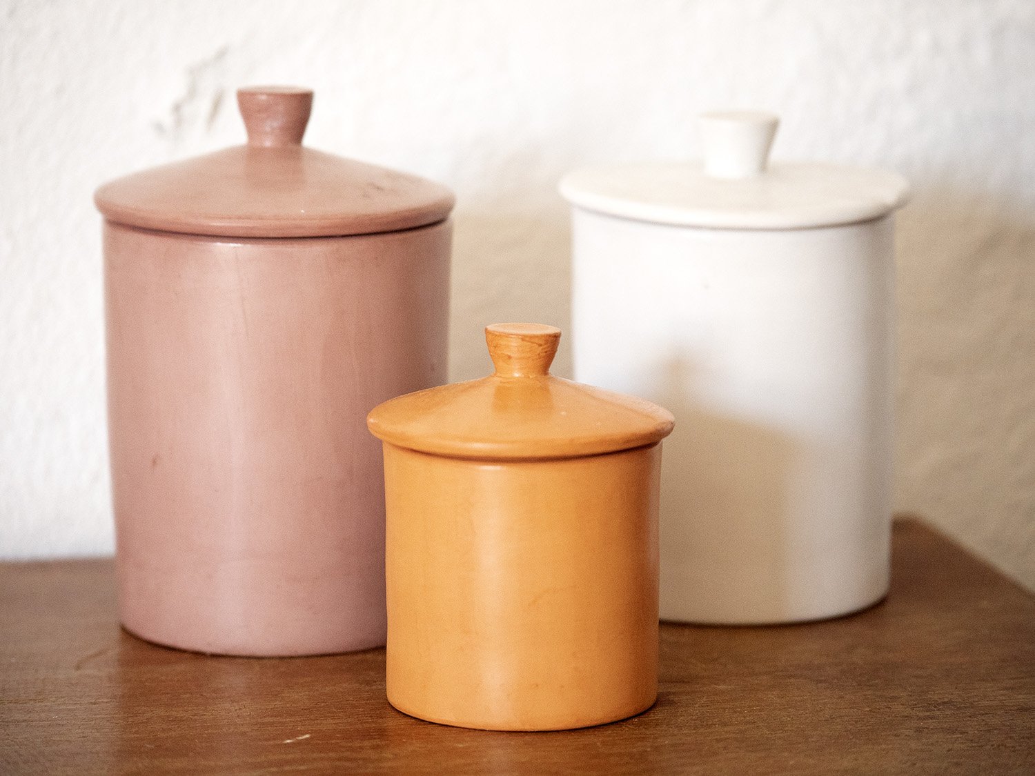 Matte Ceramic Containers (3)
$10.00