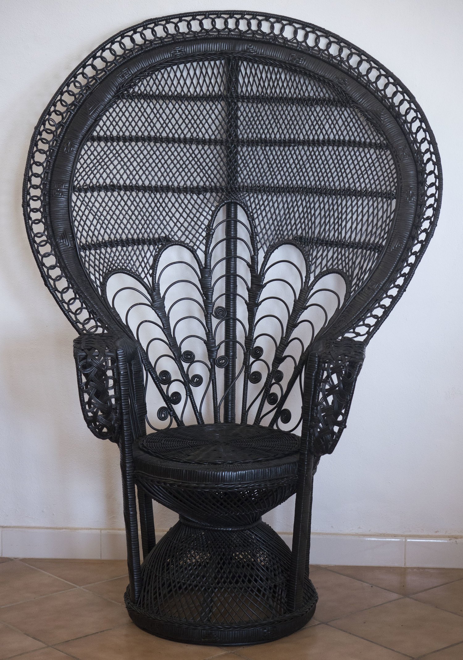Black Peacock Chair
$75.00