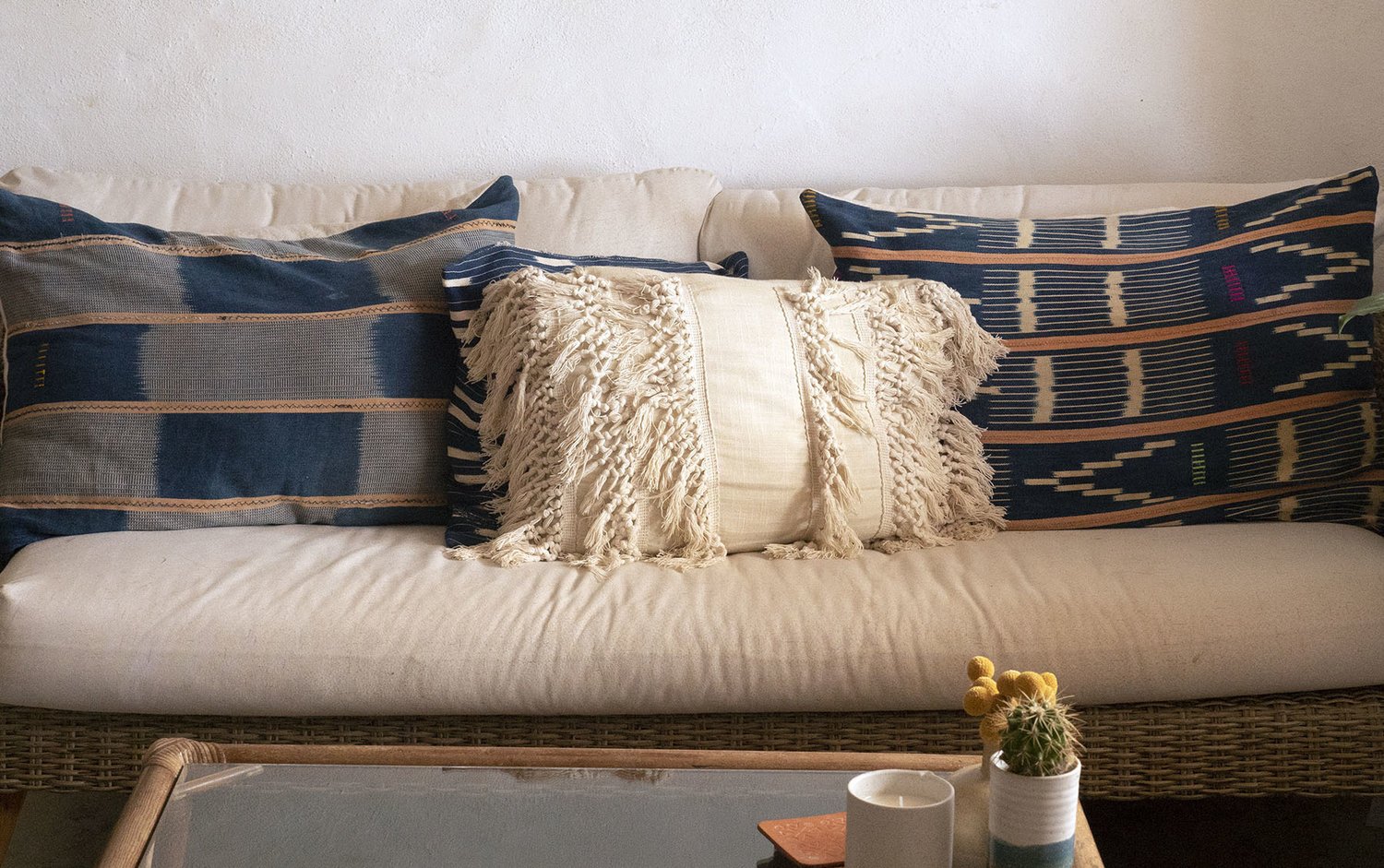 Washed Indigo Vintage African Pillows (2)
$15.00
