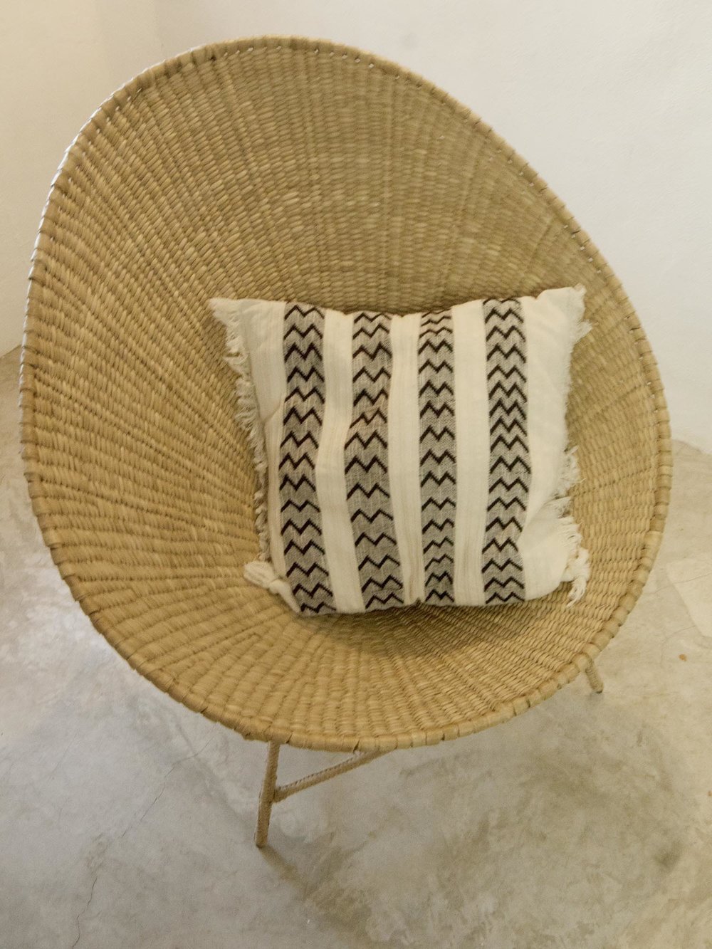 Black and White Fringe Pillow
$5.00