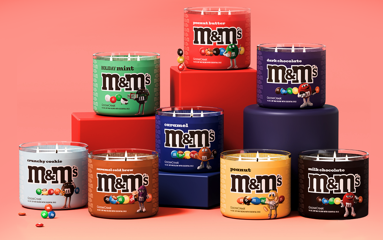 M&M'S x Goose Creek Candles