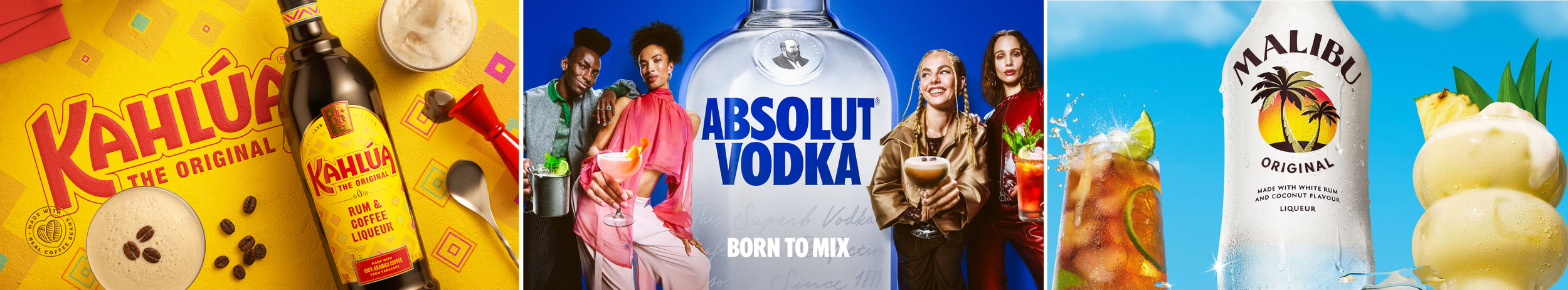 Stirring Up Licensing: Brand Central Lands ABSOLUT, Kahlúa &amp; Malibu