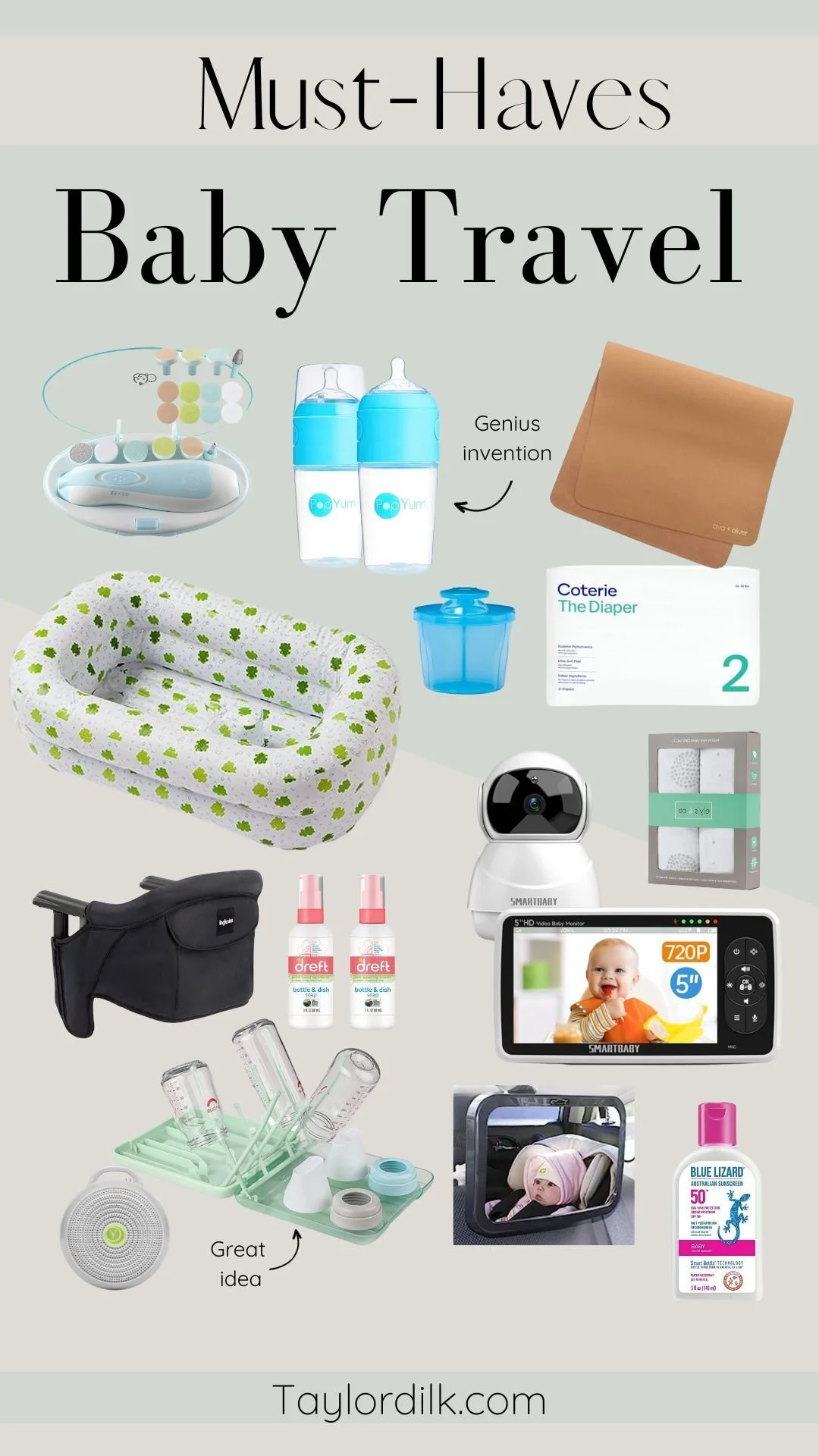 Baby Travel Must Haves — Taylor Dilk