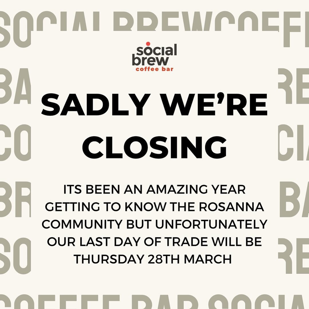 its with a heavy heart that we announce the closure of social brew. we want to express our deepest gratitude to each and everyone of you who walked through our doors to have conversations over a hot cup of coffee and create lasting memories. your sup
