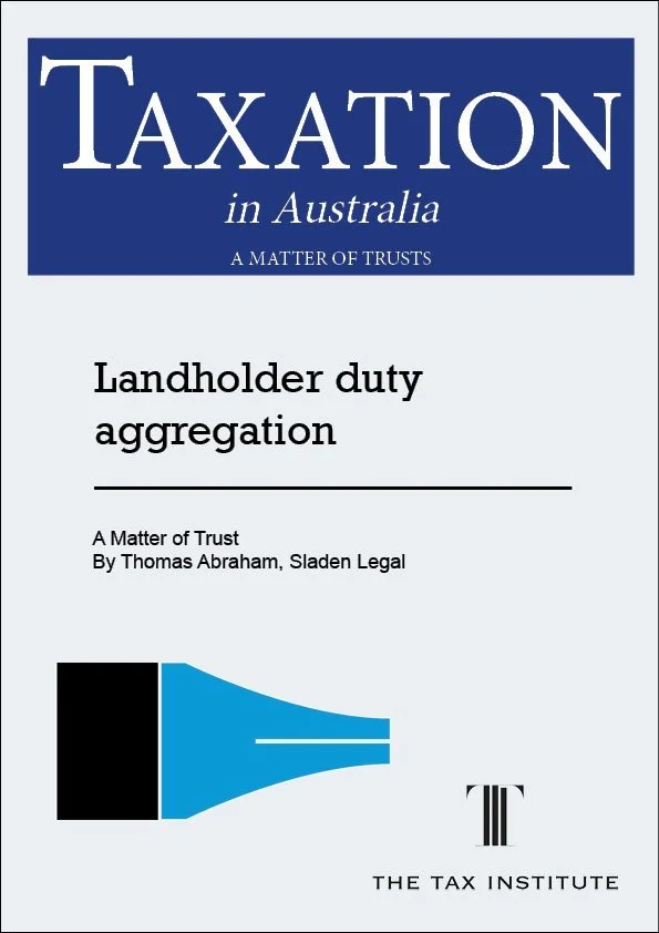 Landholder Duty Aggregation
