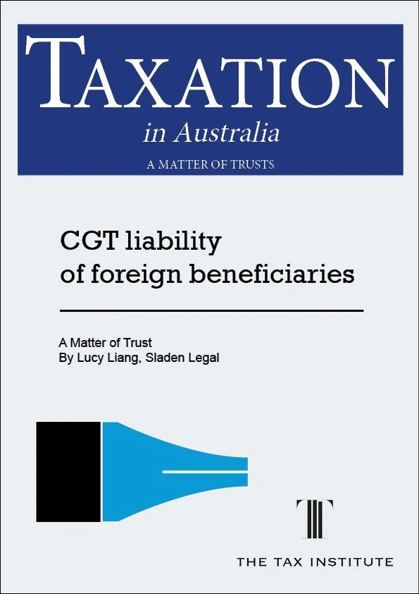 CGT Liability Of Foreign Beneficiaries