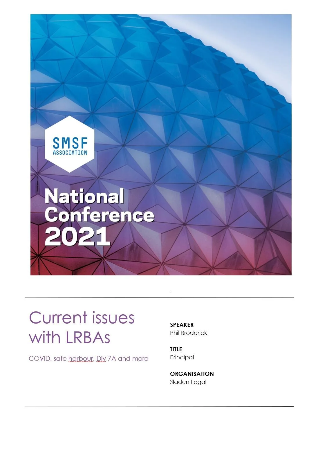 Current Issues With LRBAs