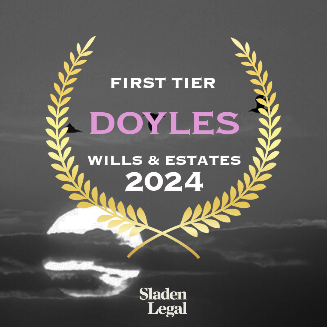 Sladen Legal’s Succession Planning Lawyers Recognised In Doyles Guide Victoria 2024
