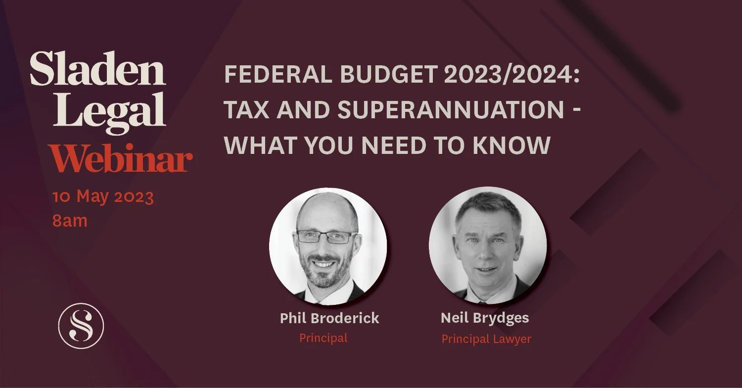 Federal Budget 2023/2024: tax and superannuation – what you need to know 