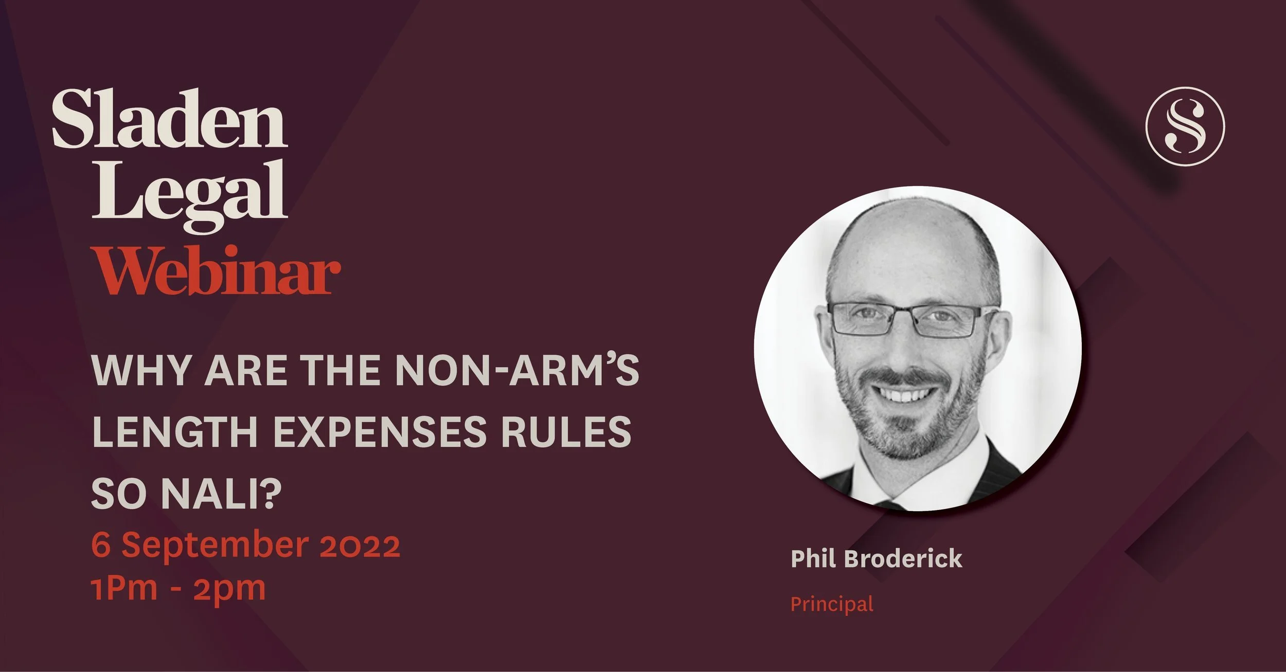 Why are the non-arm's length expenses rules so NALI?