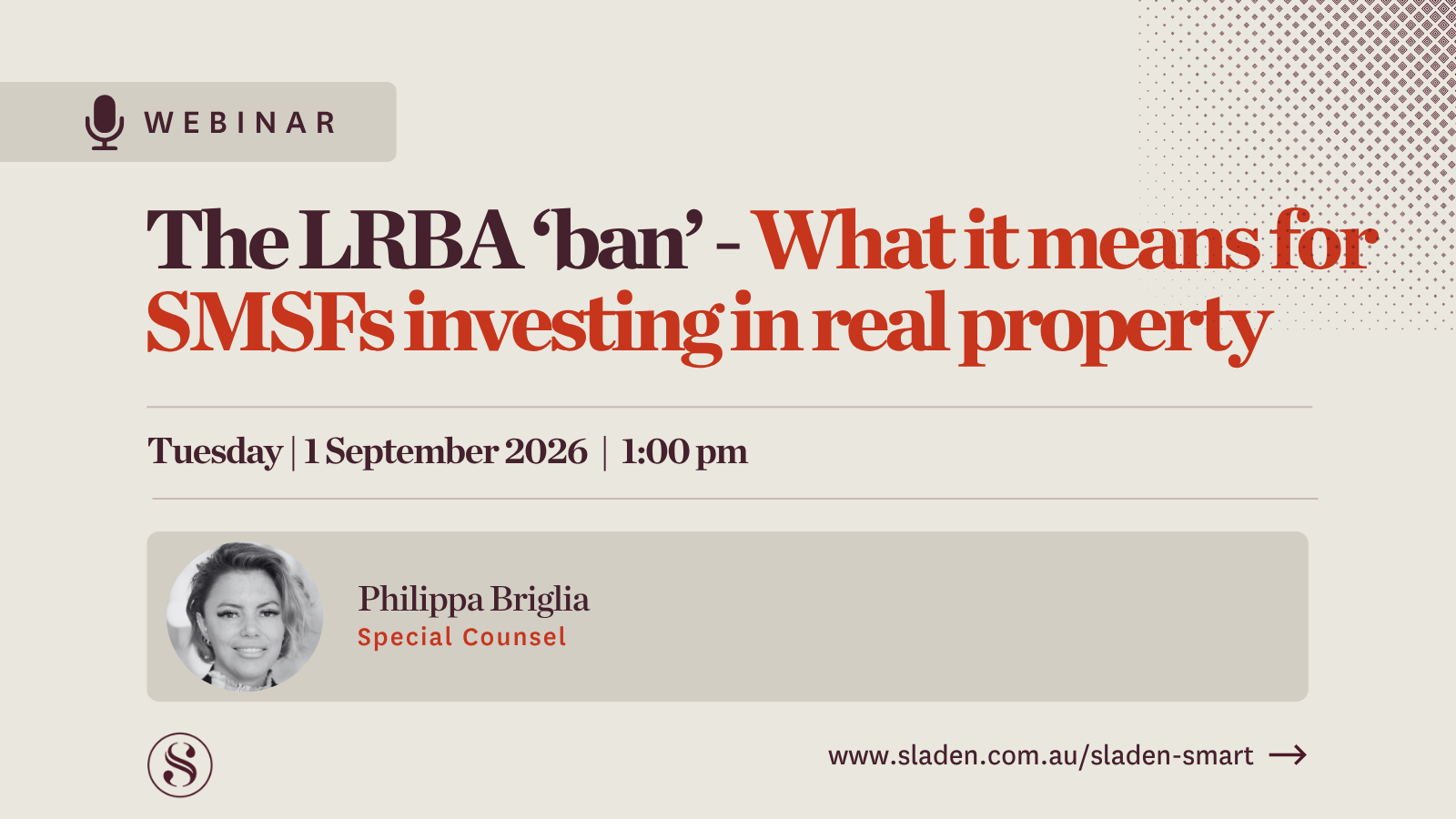 The LRBA ‘ban’ – what it means for SMSFs investing in real property