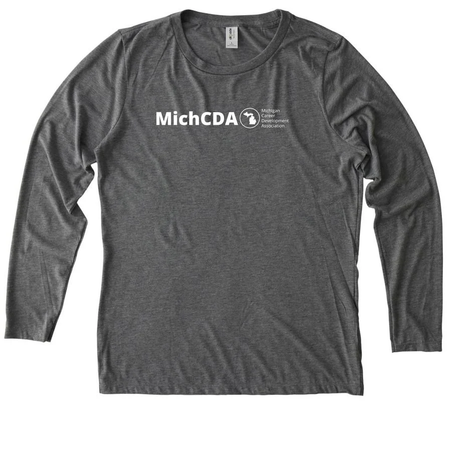 MichCDA Women's Logo Apparel - Eco Triblend Long Sleeve Tee - $30