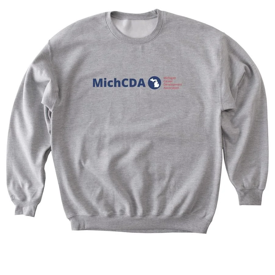 MichCDA Primary Logo Apparel - Softstyle Pullover Crewneck Sweatshirt - $35