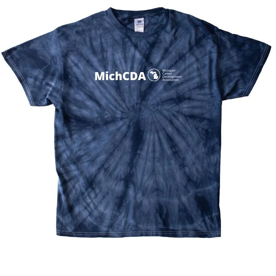 MichCDA White Logo Apparel - Classic Tie Dye Tee - $30