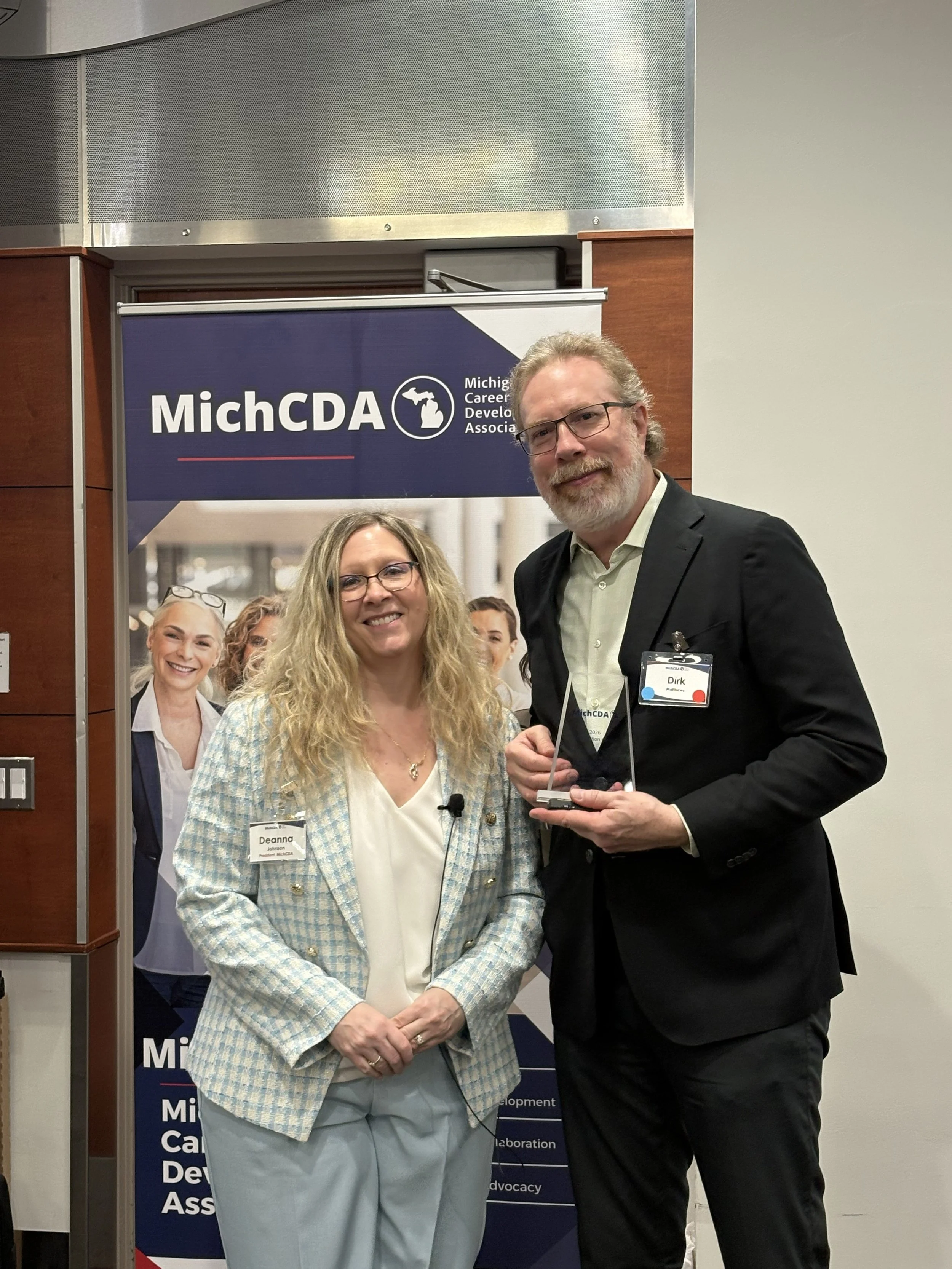 Recognition Award Presentation to NCDA Dirk Matthews