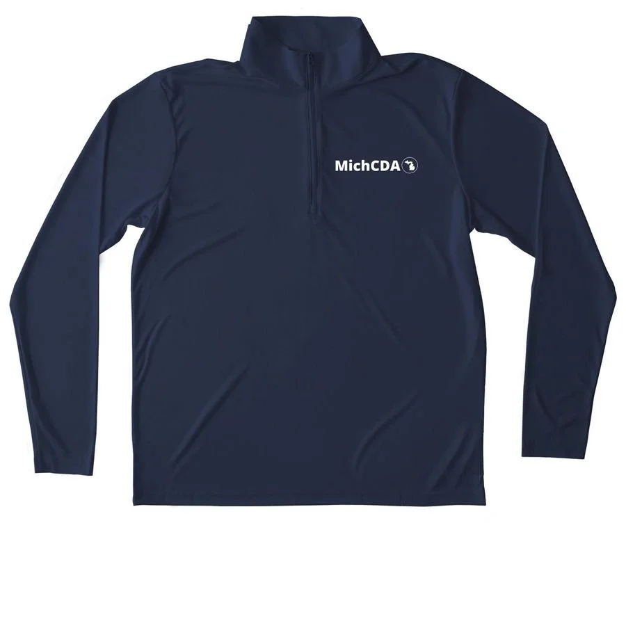 Unisex Performance Quarter Zip Pullover - $35