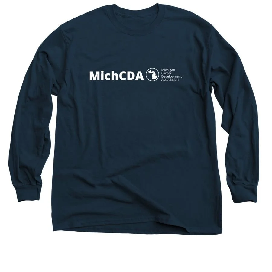 MichCDA White Logo Apparel - Unisex Classic Long Sleeve Tee - $30