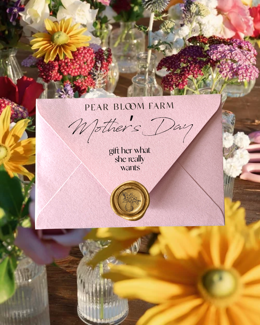 Mother's Day U-Pick Flowers Certificate