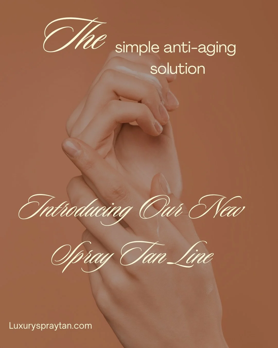This isn&rsquo;t just a spray tan &mdash; it&rsquo;s an anti-aging glow upgrade 🤍

Our newest spray tan line is designed to do more than bronze.
It helps hydrate, smooth, and soften the look of fine lines, while delivering a flawless, natural glow t