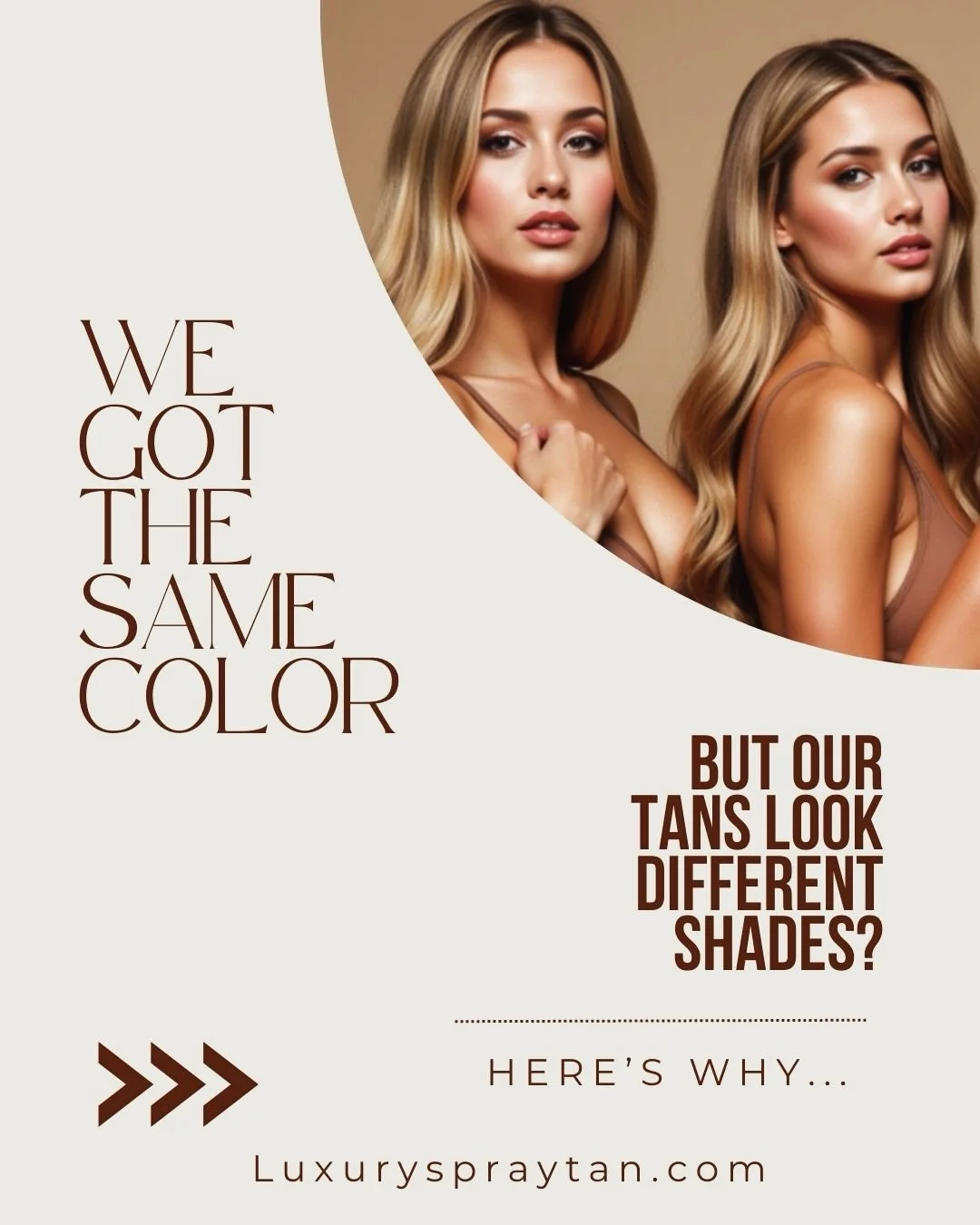 Let&rsquo;s clear something up real quick&hellip; 👀
Skin tone, skin type, and skin prep are NOT the same thing.

> Skin TONE = the color of your skin (fair, medium, deep)
> Skin TYPE = how your skin reacts to the sun (burns, tans, freckles)
&g